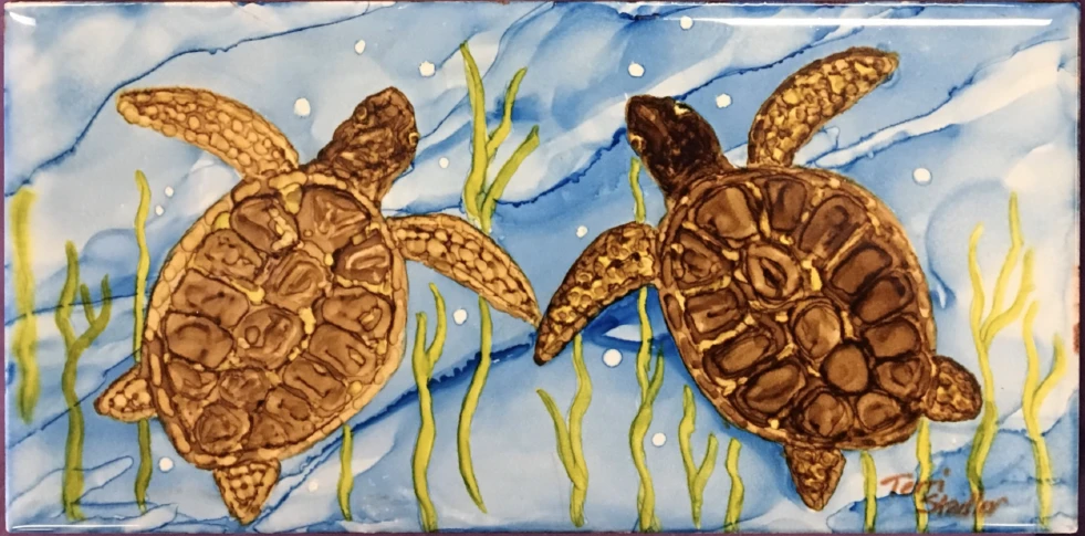 Paint turtles at Seaside Studio in Punta Gorda, FL