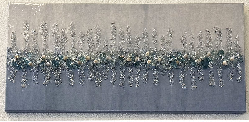 Learn to design this canvas and glass art at Seaside Expressions and Gallery in Punta Gorda, FL